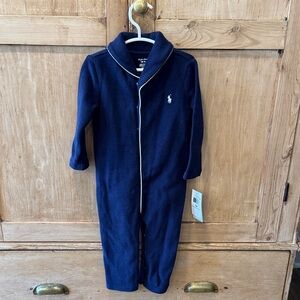 Ralph Lauren Dark Blue Kids Footie